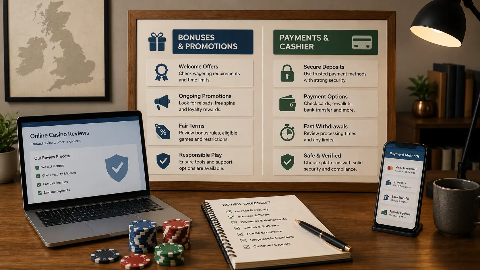 Basswin bonus and payment verification board for the UK Casino review
